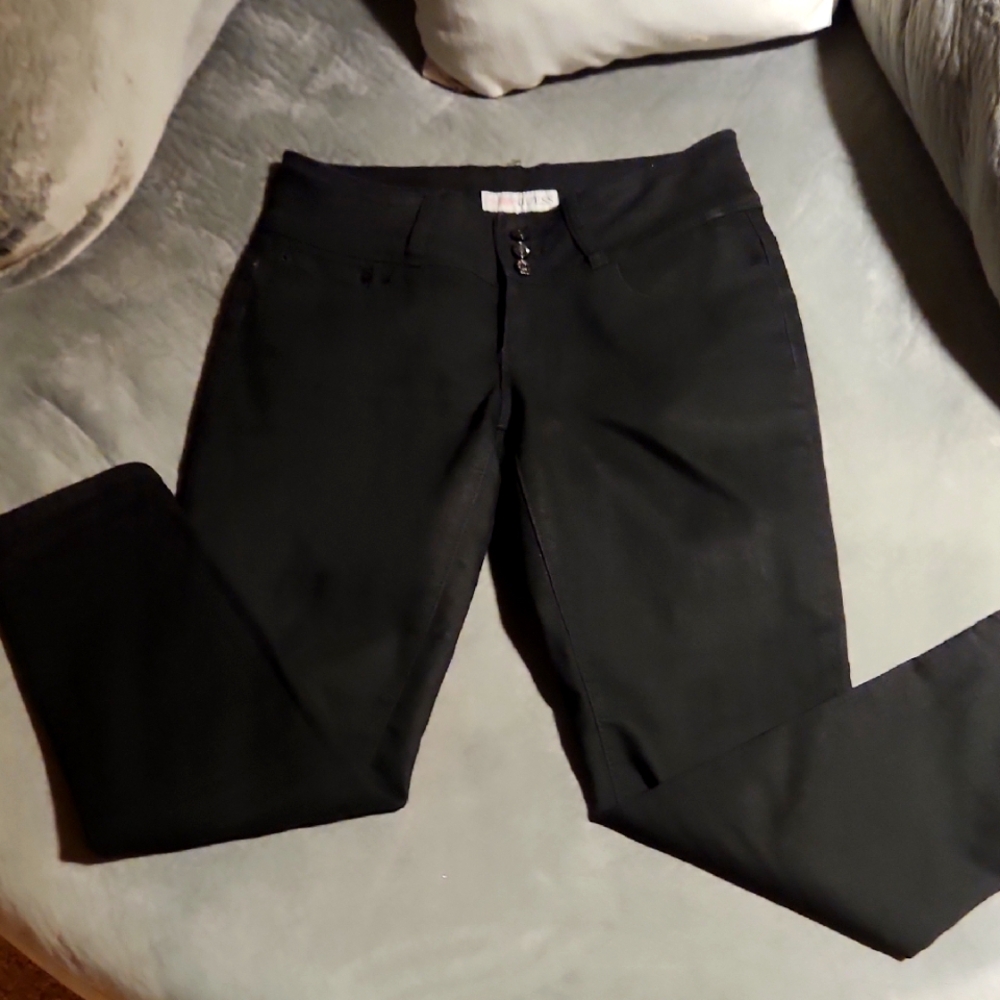 Guess Black Crop Leg Pants